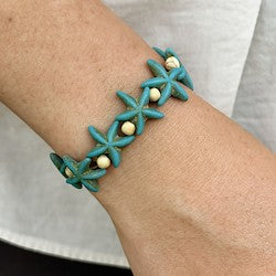 Turquoise Starfish Bracelet
